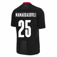 Georgien EM 2024 Mamardashvili 25 Udebanetrøje Fodboldsæt