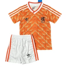 Holland Børn Hjemmebanetrøje Retro 1998 Fodboldsæt