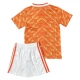 Holland Børn Hjemmebanetrøje Retro 1998 Fodboldsæt