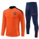 Holland Børn Træningssæt 2024-25 - 1-4 Zip Orange