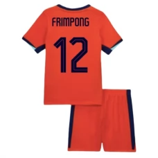 Holland EM 2024 Børn Frimpong 12 Hjemmebanetrøje Fodboldsæt