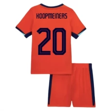 Holland EM 2024 Børn Koopmeiners 20 Hjemmebanetrøje Fodboldsæt
