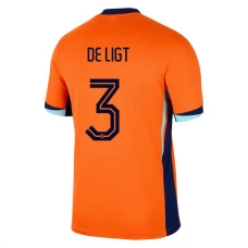 Holland EM 2024 De Ligt 3 Hjemmebanetrøje Fodboldsæt