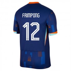 Holland EM 2024 Frimpong 12 Udebanetrøje Fodboldsæt