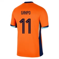 Holland EM 2024 Gakpo 11 Hjemmebanetrøje Fodboldsæt