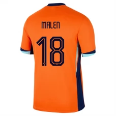 Holland EM 2024 Malen 18 Hjemmebanetrøje Fodboldsæt