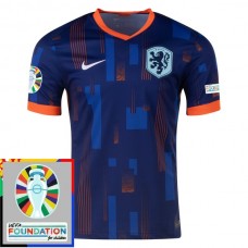 Holland EM 2024 Udebanetrøje Fodboldsæt Patch