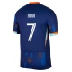 Holland EM 2024 Xavi 7 Udebanetrøje Fodboldsæt