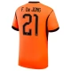 Holland F.De Jong 21 VM Hjemmebanetrøje 2026