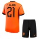 Holland F.De Jong 21 VM Hjemmebanetrøje 2026 Børn