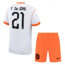Holland F.De Jong 21 VM Udebanetrøje 2026 Børn
