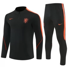 Holland Træningssæt Børn 2026-27 - 1-4 Zip Sort