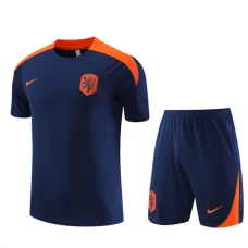 Holland Træningstrøje Sæt Børn 2024-25 - Shorts Blå
