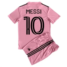 Inter Miami CF Fodboldsæt Børn 2023-24 Lionel Messi 10 Hjemmebanetrøje
