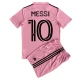 Inter Miami CF Fodboldsæt Børn 2023-24 Lionel Messi 10 Hjemmebanetrøje