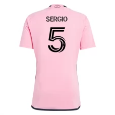 Inter Miami CF Sergio 5 Hjemmebanetrøje 2024-25 Fodboldsæt