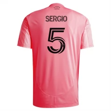 Inter Miami CF Sergio 5 Hjemmebanetrøje 2025-26 Fodboldsæt