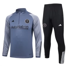 Inter Miami CF Træningssæt Børn 2023-24 - 1-4 Zip Grå