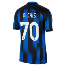 Inter Milan Alexis 70 Hjemmebanetrøje 2023-24 Fodboldsæt