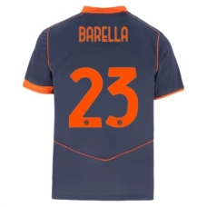 Inter Milan Barella 23 Tredjetrøje 2025-26 Fodboldsæt