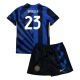 Inter Milan Børn Barella 23 Hjemmebanetrøje 2024-25 Fodboldsæt