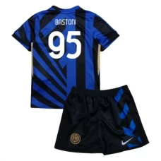 Inter Milan Børn Bastoni 95 Hjemmebanetrøje 2024-25 Fodboldsæt