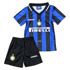 Inter Milan Børn Hjemmebanetrøje Retro 1997-98 Fodboldsæt