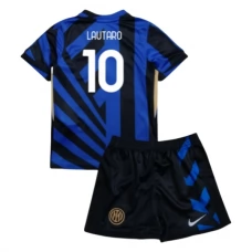 Inter Milan Børn Lautaro 10 Hjemmebanetrøje 2024-25 Fodboldsæt
