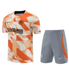 Inter Milan Børn Træningstrøje Sæt 2024-25 - Shorts Orange