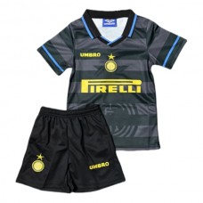 Inter Milan Børn Tredjetrøje Retro 1997-98 Fodboldsæt