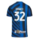 Inter Milan Dimarco 32 Hjemmebanetrøje 2024-25 Fodboldsæt