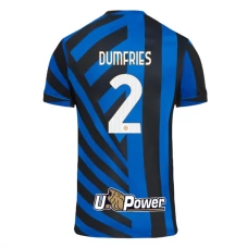 Inter Milan Dumfries 2 Hjemmebanetrøje 2024-25 Fodboldsæt