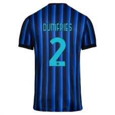 Inter Milan Dumfries 2 Hjemmebanetrøje 2025-26 Fodboldsæt