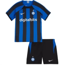 Inter Milan Fodboldsæt Børn 2022-23 Hjemmebanetrøje