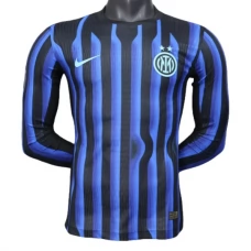 Inter Milan Hjemmebanetrøje 2025-26 Langærmet Fodboldsæt