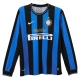 Inter Milan Hjemmebanetrøje Retro 2009-10 Langærmet Fodboldsæt