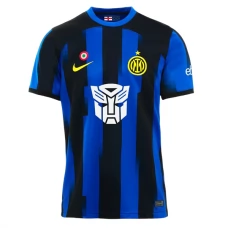 Inter Milan Hjemmebanetrøje Transformers 2023-24 Fodboldsæt