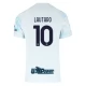 Inter Milan Lautaro 10 Udebanetrøje 2025-26 Fodboldsæt