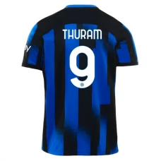 Inter Milan Thuram 9 Hjemmebanetrøje 2023-24 Fodboldsæt