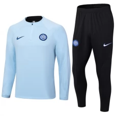 Inter Milan Træningssæt 2023-24 - 1-4 Zip Blå