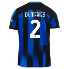 Inter Milan Trøje 2023-24 Dumfries 2 Hjemmebanetrøje