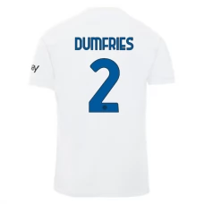 Inter Milan Trøje 2023-24 Dumfries 2 Udebanetrøje