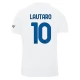 Inter Milan Trøje 2023-24 Lautaro Martínez 10 Udebanetrøje