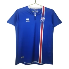 Island Hjemmebanetrøje Retro 2016-17 Fodboldsæt
