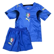 Italien Børn Hjemmebanetrøje Retro 2006 Fodboldsæt