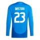 Italien EM 2024 Bastoni 23 Hjemmebanetrøje Langærmet Fodboldsæt
