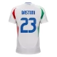 Italien EM 2024 Bastoni 23 Udebanetrøje Fodboldsæt