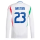 Italien EM 2024 Bastoni 23 Udebanetrøje Langærmet Fodboldsæt