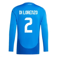Italien EM 2024 Di Lorenzo 2 Hjemmebanetrøje Langærmet Fodboldsæt
