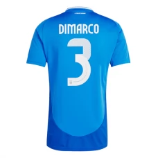Italien EM 2024 Dimarco 3 Hjemmebanetrøje Fodboldsæt